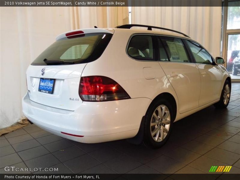 Candy White / Cornsilk Beige 2010 Volkswagen Jetta SE SportWagen