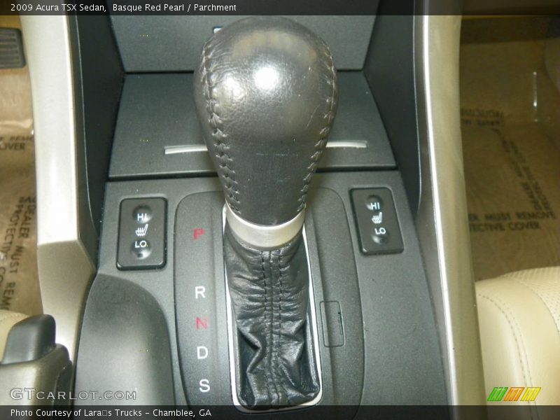 Basque Red Pearl / Parchment 2009 Acura TSX Sedan