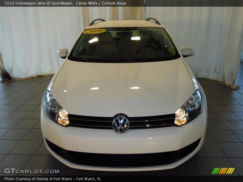 Candy White / Cornsilk Beige 2010 Volkswagen Jetta SE SportWagen