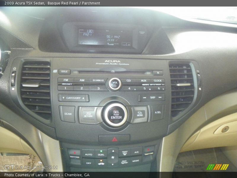 Basque Red Pearl / Parchment 2009 Acura TSX Sedan