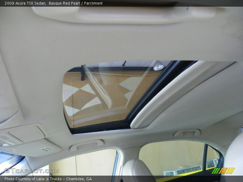 Basque Red Pearl / Parchment 2009 Acura TSX Sedan