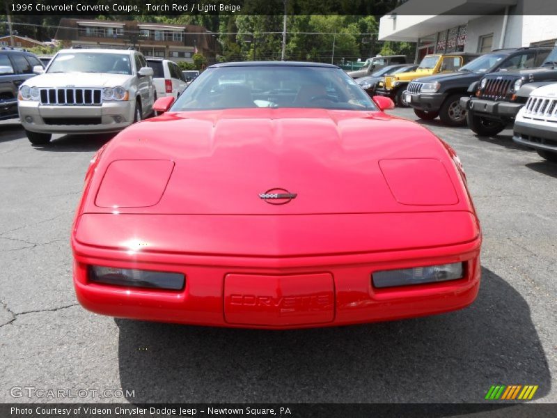 Torch Red / Light Beige 1996 Chevrolet Corvette Coupe