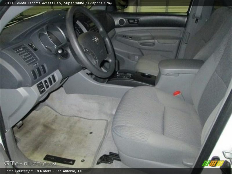 Super White / Graphite Gray 2011 Toyota Tacoma Access Cab