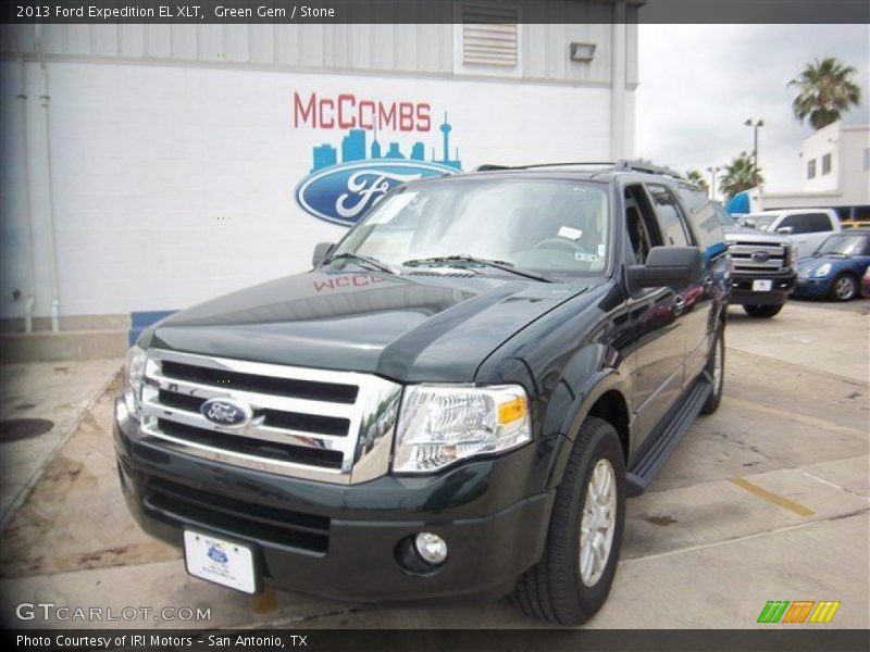 Green Gem / Stone 2013 Ford Expedition EL XLT