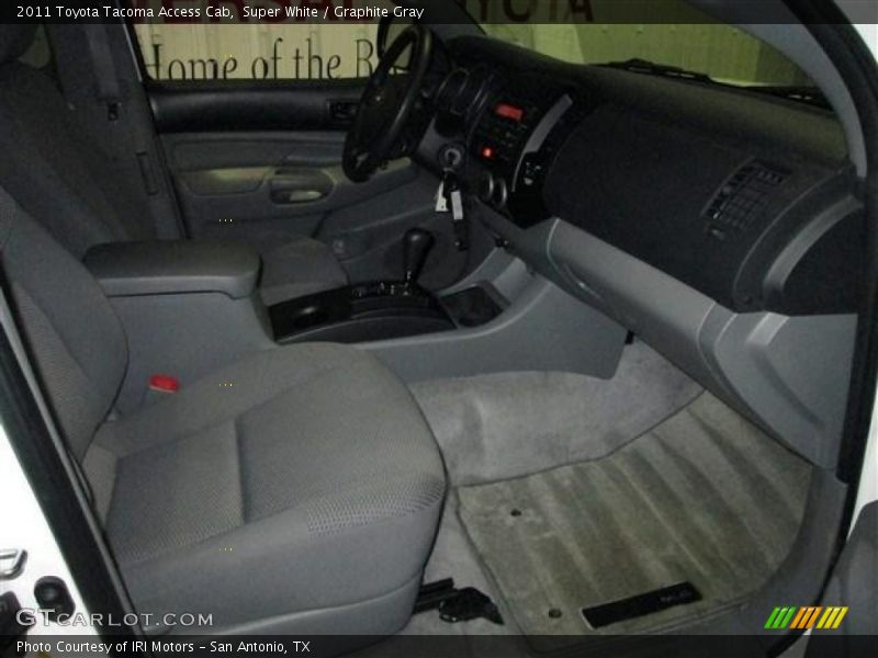 Super White / Graphite Gray 2011 Toyota Tacoma Access Cab