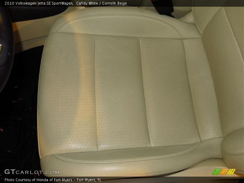 Candy White / Cornsilk Beige 2010 Volkswagen Jetta SE SportWagen