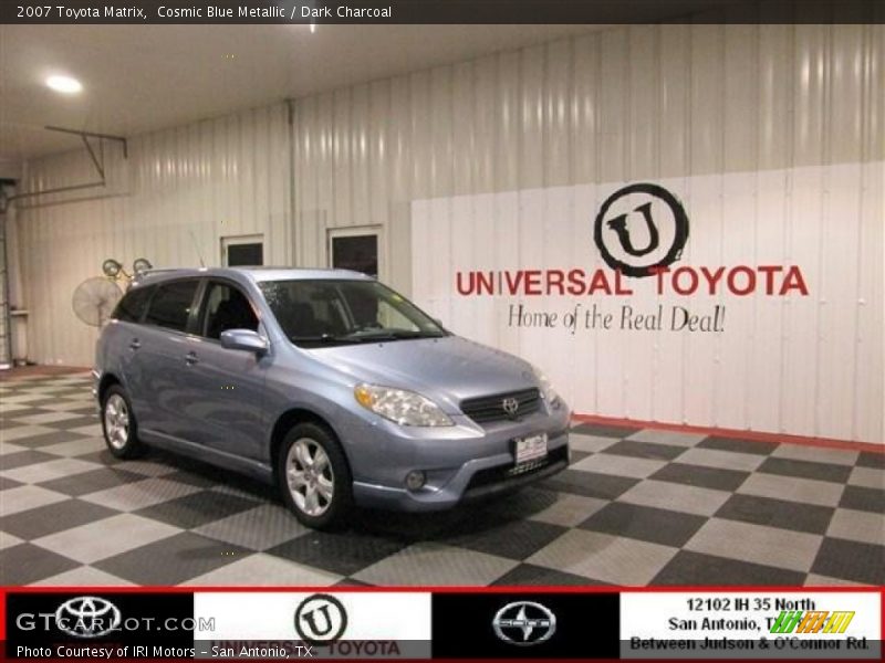Cosmic Blue Metallic / Dark Charcoal 2007 Toyota Matrix