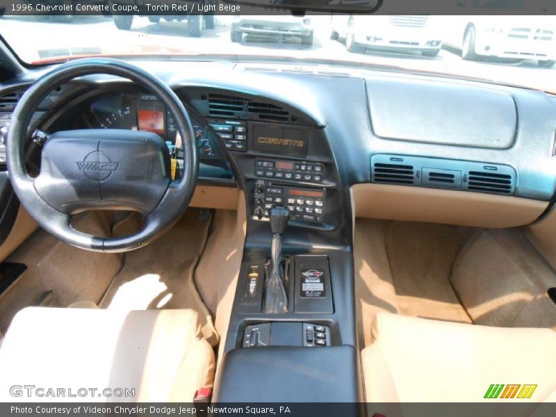 Torch Red / Light Beige 1996 Chevrolet Corvette Coupe