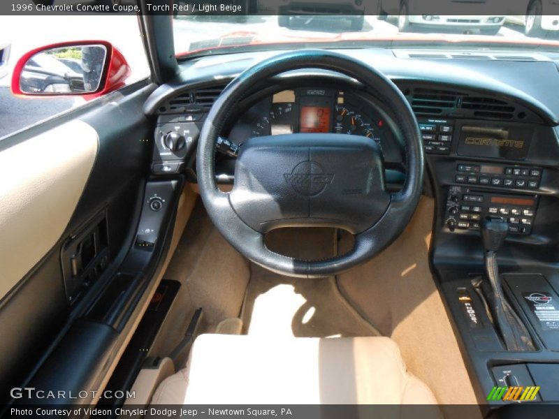 Torch Red / Light Beige 1996 Chevrolet Corvette Coupe