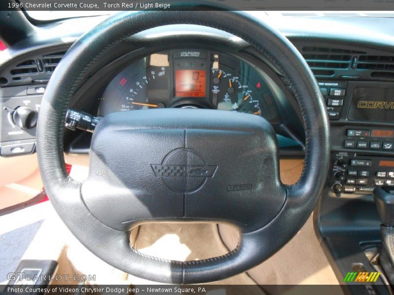 Torch Red / Light Beige 1996 Chevrolet Corvette Coupe