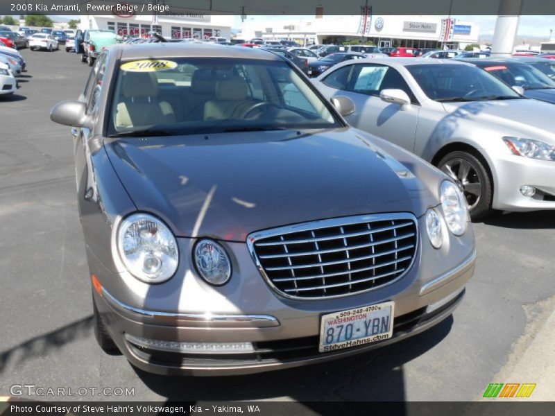 Pewter Beige / Beige 2008 Kia Amanti