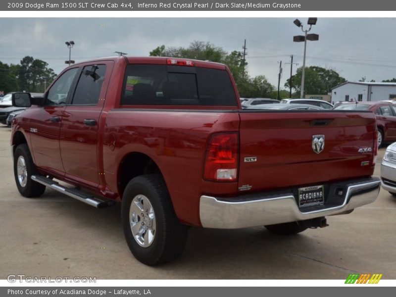 Inferno Red Crystal Pearl / Dark Slate/Medium Graystone 2009 Dodge Ram 1500 SLT Crew Cab 4x4