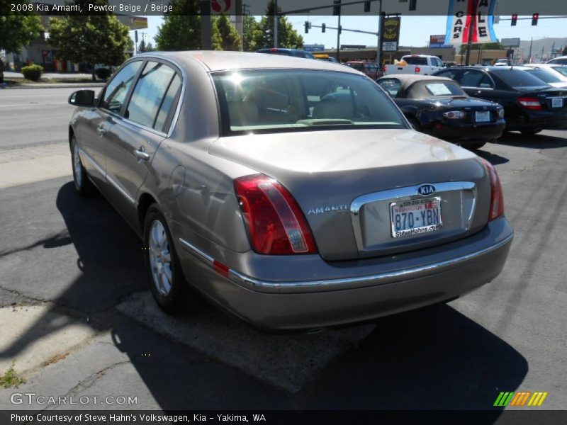 Pewter Beige / Beige 2008 Kia Amanti