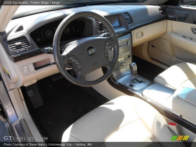 Pewter Beige / Beige 2008 Kia Amanti