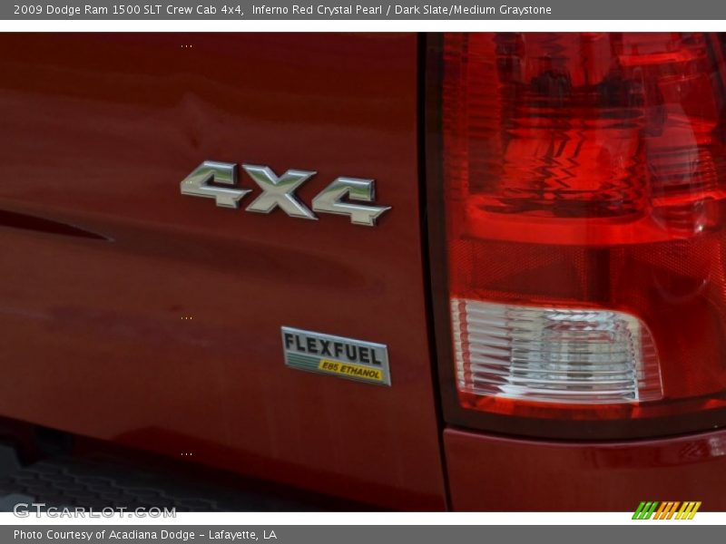 Inferno Red Crystal Pearl / Dark Slate/Medium Graystone 2009 Dodge Ram 1500 SLT Crew Cab 4x4