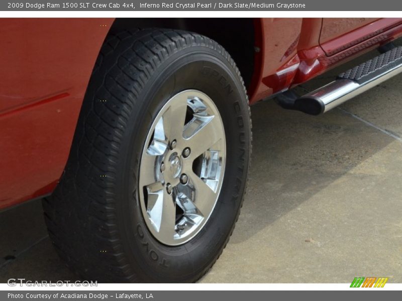 Inferno Red Crystal Pearl / Dark Slate/Medium Graystone 2009 Dodge Ram 1500 SLT Crew Cab 4x4