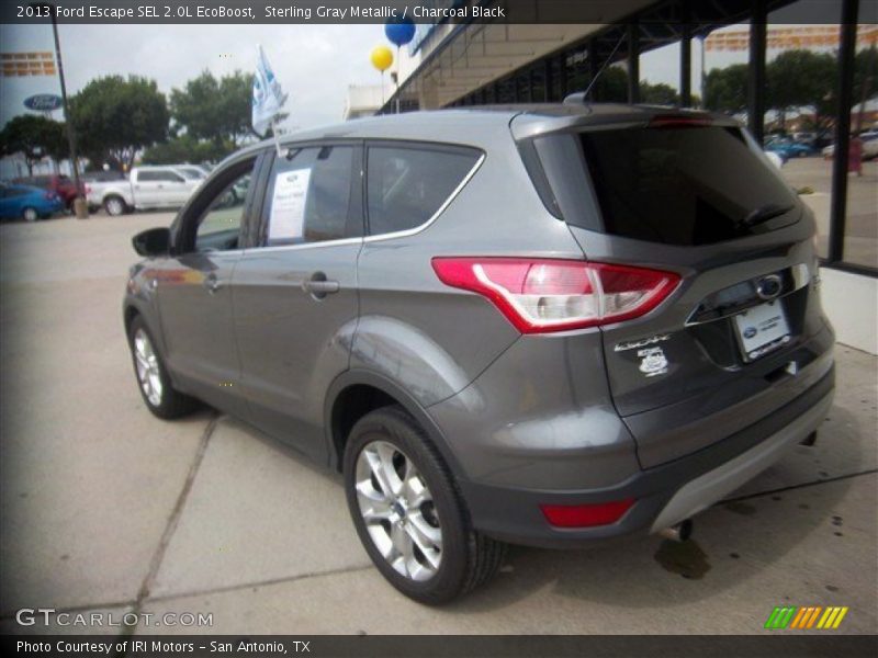 Sterling Gray Metallic / Charcoal Black 2013 Ford Escape SEL 2.0L EcoBoost