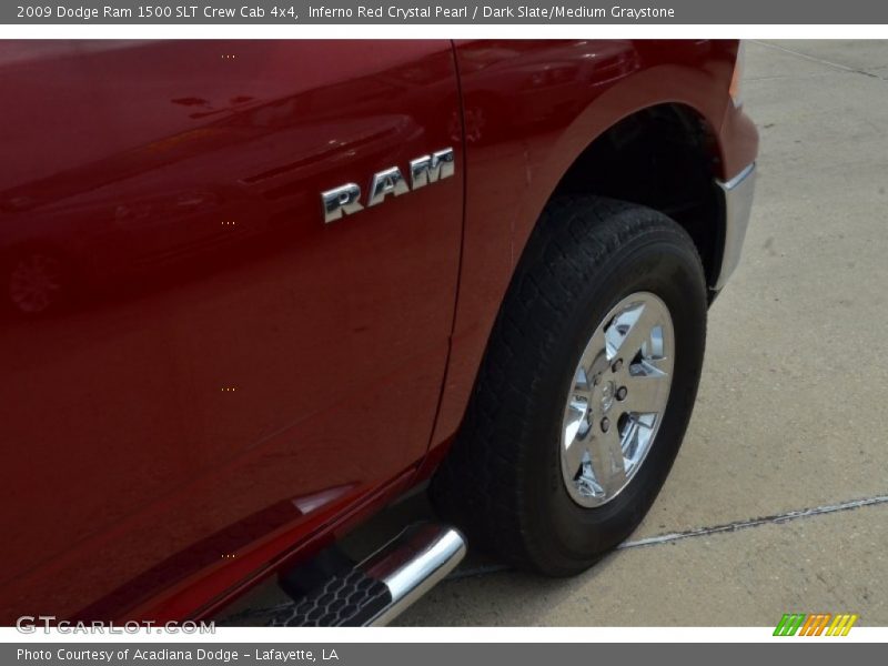 Inferno Red Crystal Pearl / Dark Slate/Medium Graystone 2009 Dodge Ram 1500 SLT Crew Cab 4x4