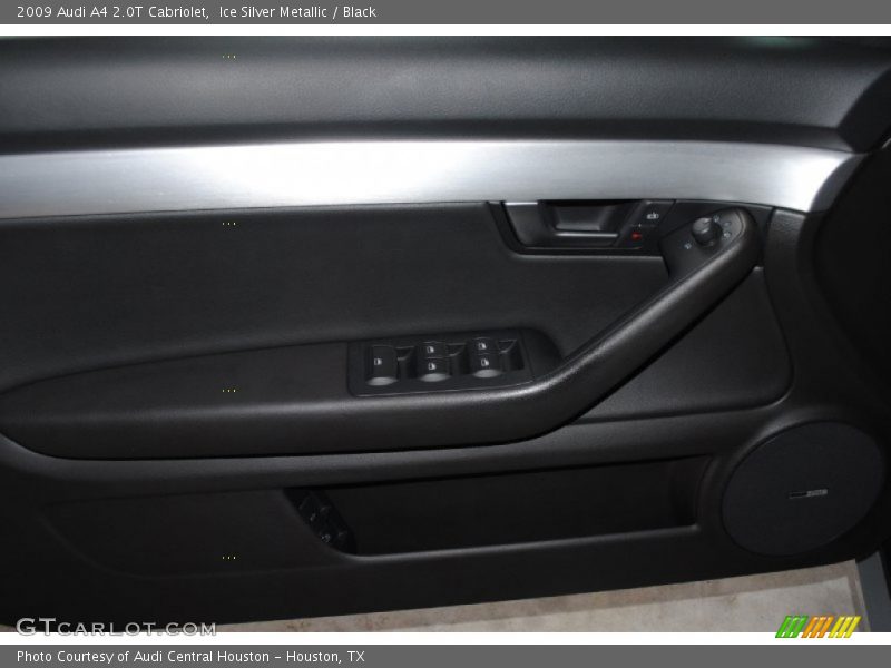 Ice Silver Metallic / Black 2009 Audi A4 2.0T Cabriolet