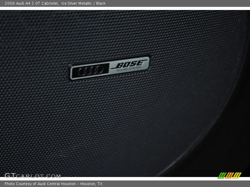 Ice Silver Metallic / Black 2009 Audi A4 2.0T Cabriolet