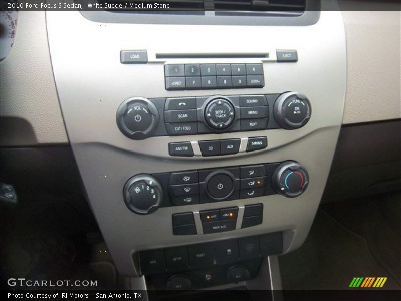 White Suede / Medium Stone 2010 Ford Focus S Sedan
