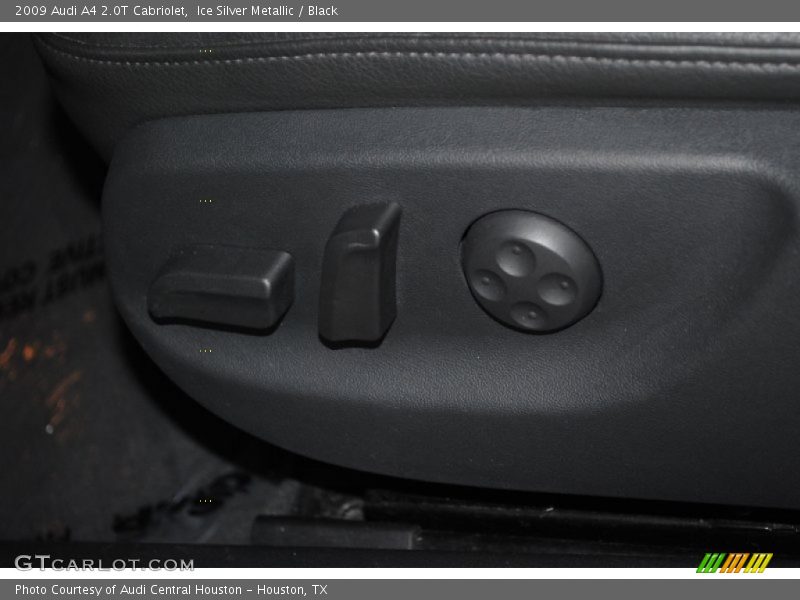 Ice Silver Metallic / Black 2009 Audi A4 2.0T Cabriolet