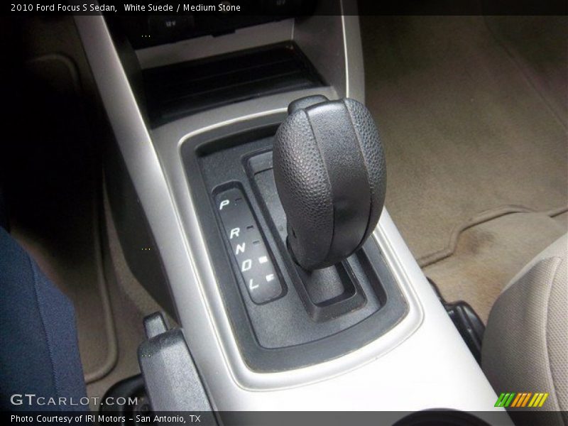 White Suede / Medium Stone 2010 Ford Focus S Sedan