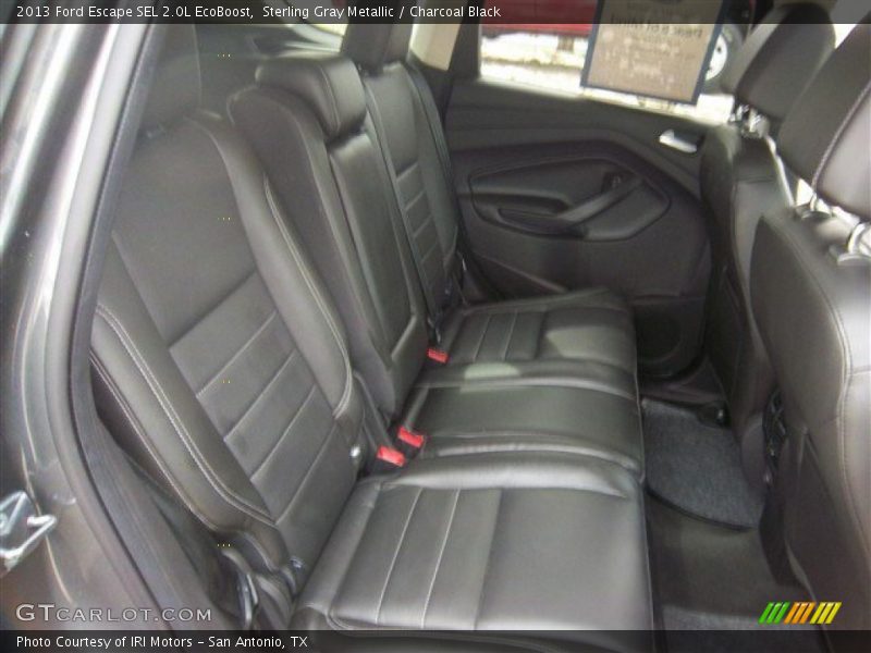 Sterling Gray Metallic / Charcoal Black 2013 Ford Escape SEL 2.0L EcoBoost