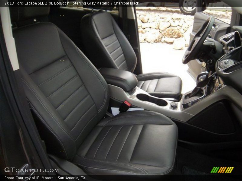 Sterling Gray Metallic / Charcoal Black 2013 Ford Escape SEL 2.0L EcoBoost