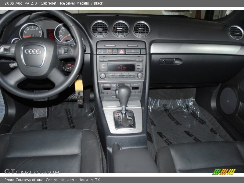 Ice Silver Metallic / Black 2009 Audi A4 2.0T Cabriolet