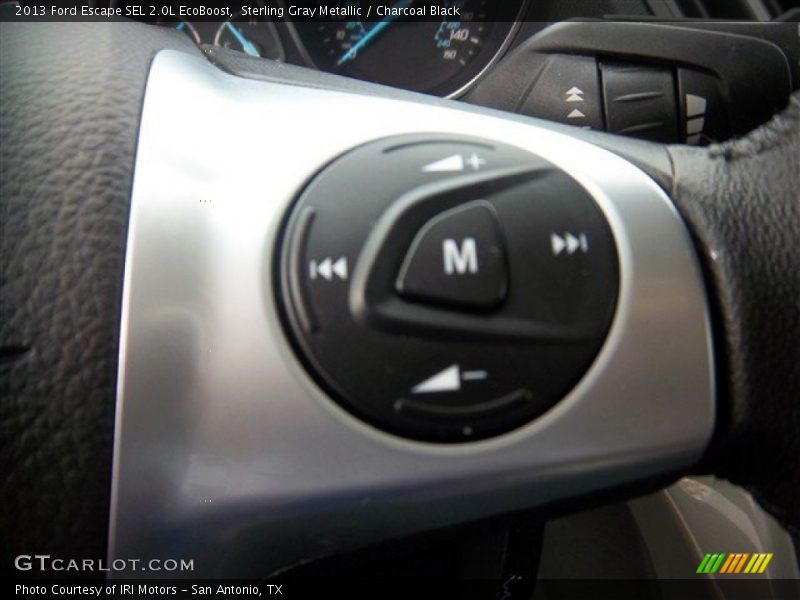 Sterling Gray Metallic / Charcoal Black 2013 Ford Escape SEL 2.0L EcoBoost