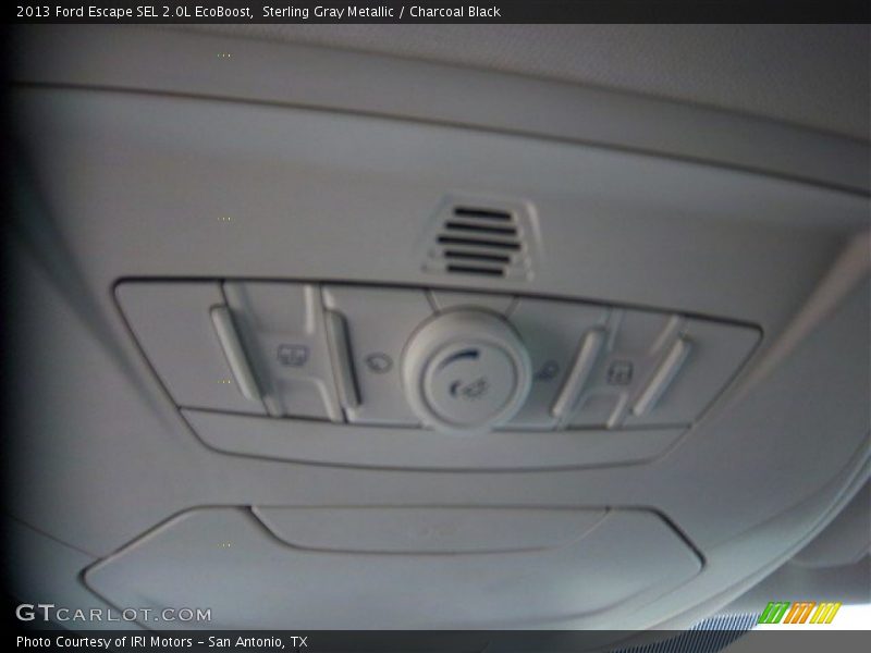Sterling Gray Metallic / Charcoal Black 2013 Ford Escape SEL 2.0L EcoBoost