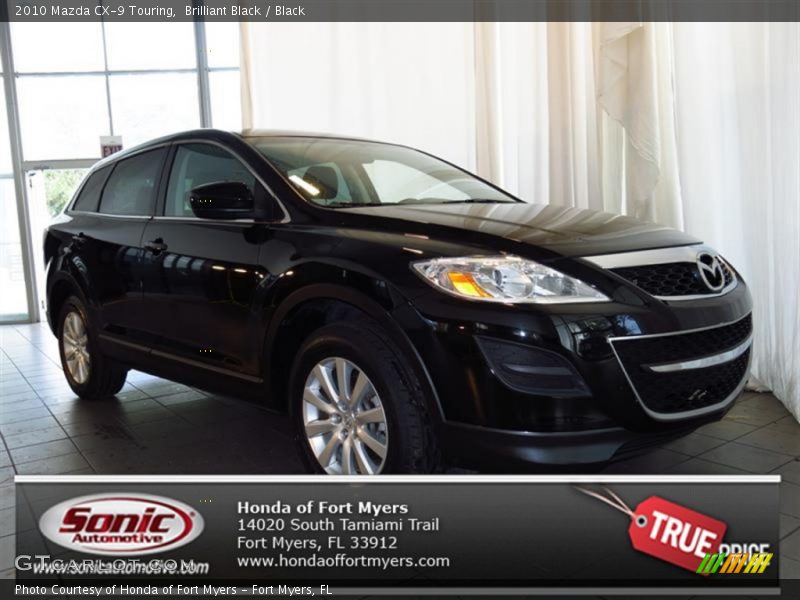 Brilliant Black / Black 2010 Mazda CX-9 Touring