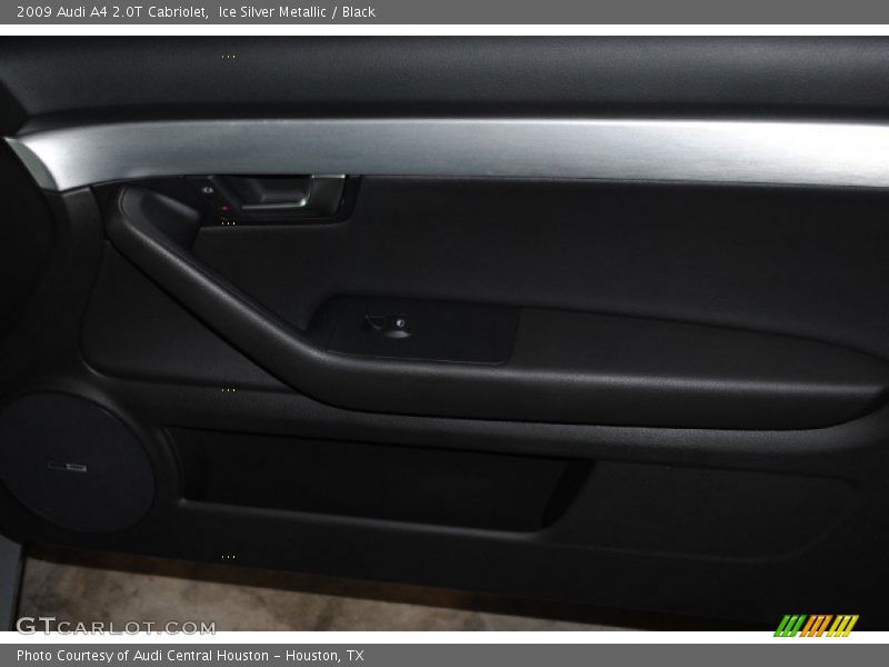 Ice Silver Metallic / Black 2009 Audi A4 2.0T Cabriolet