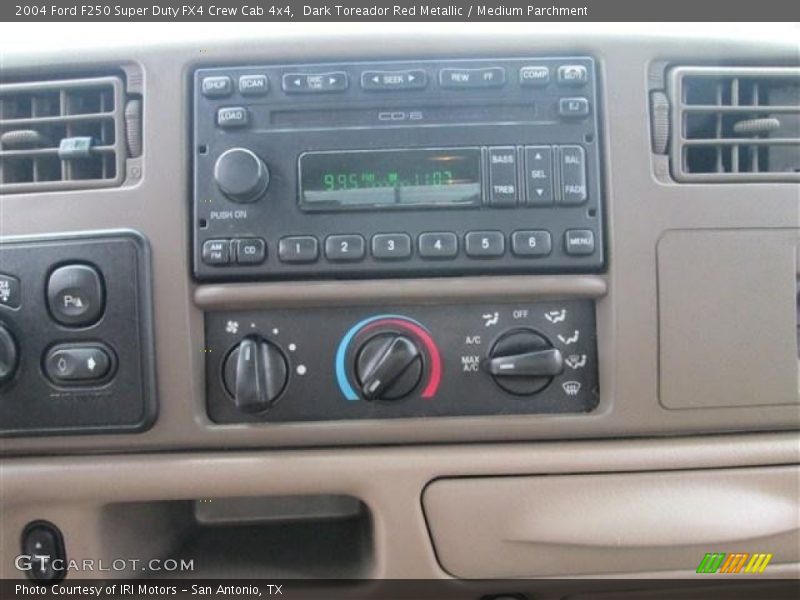 Dark Toreador Red Metallic / Medium Parchment 2004 Ford F250 Super Duty FX4 Crew Cab 4x4