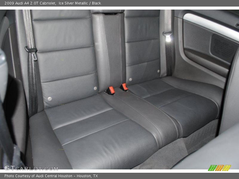 Ice Silver Metallic / Black 2009 Audi A4 2.0T Cabriolet