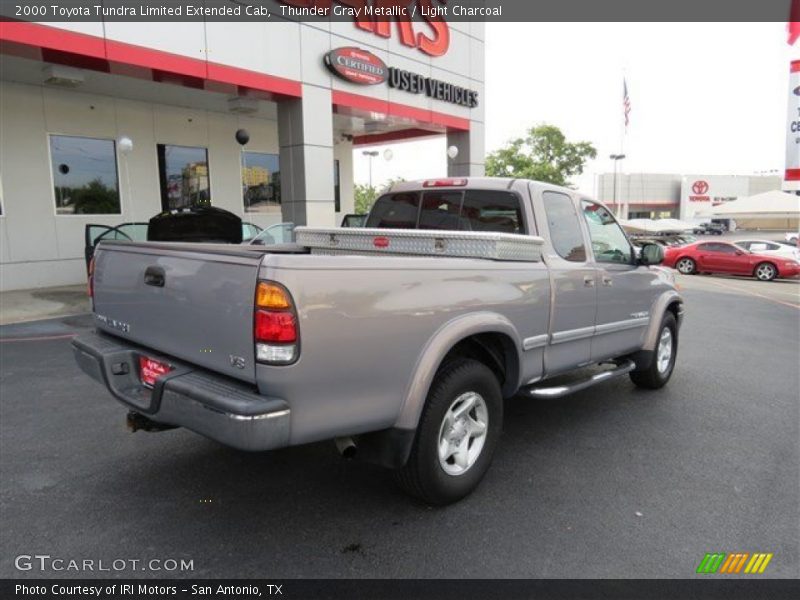 Thunder Gray Metallic / Light Charcoal 2000 Toyota Tundra Limited Extended Cab