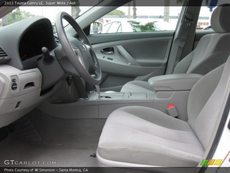 Super White / Ash 2011 Toyota Camry LE