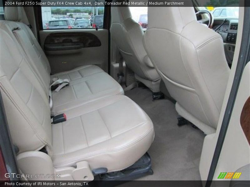 Dark Toreador Red Metallic / Medium Parchment 2004 Ford F250 Super Duty FX4 Crew Cab 4x4