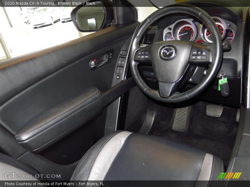 Brilliant Black / Black 2010 Mazda CX-9 Touring
