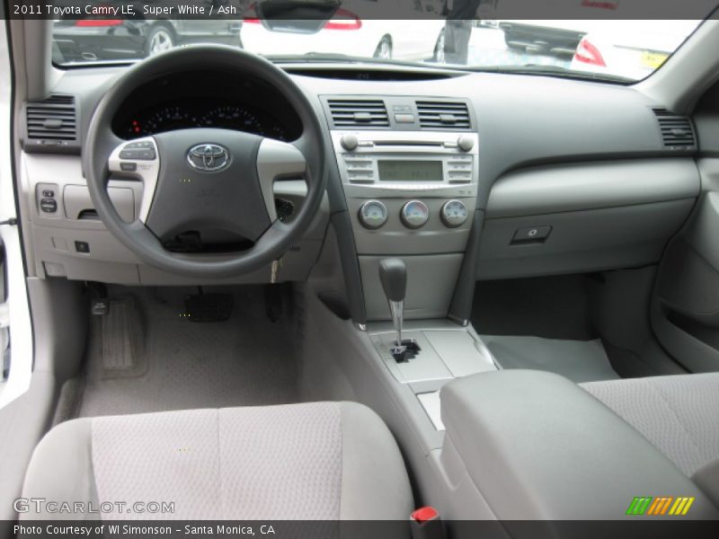 Super White / Ash 2011 Toyota Camry LE