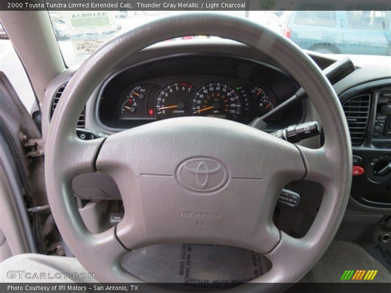 Thunder Gray Metallic / Light Charcoal 2000 Toyota Tundra Limited Extended Cab