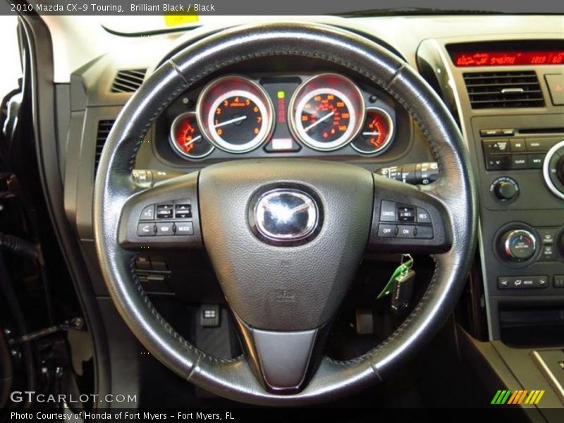Brilliant Black / Black 2010 Mazda CX-9 Touring