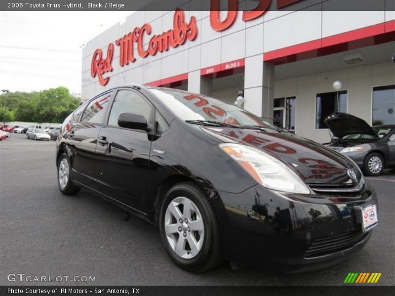 Black / Beige 2006 Toyota Prius Hybrid