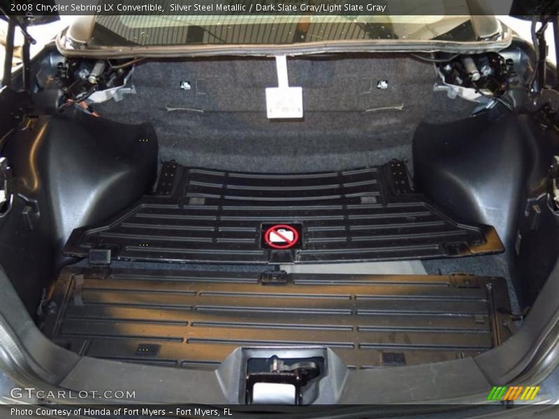 Silver Steel Metallic / Dark Slate Gray/Light Slate Gray 2008 Chrysler Sebring LX Convertible