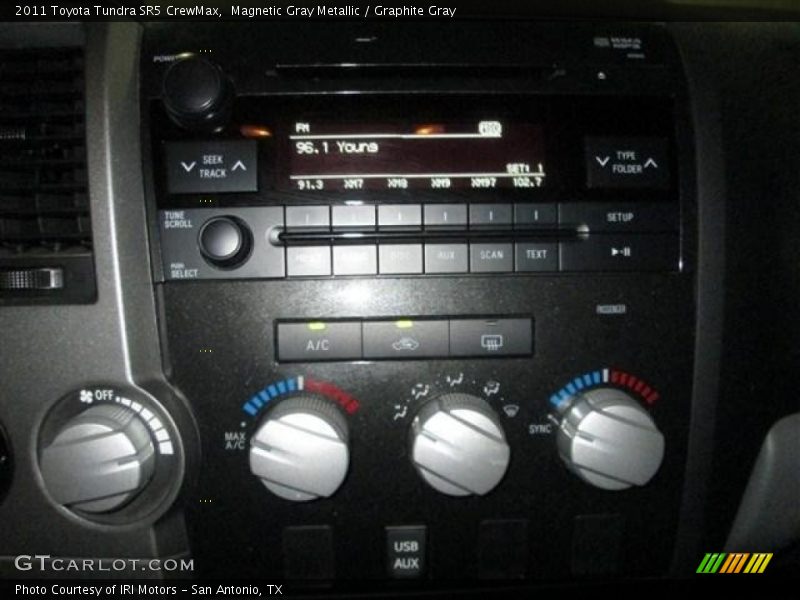 Magnetic Gray Metallic / Graphite Gray 2011 Toyota Tundra SR5 CrewMax