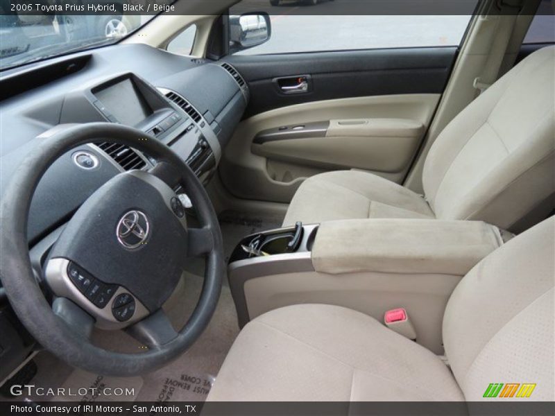Black / Beige 2006 Toyota Prius Hybrid