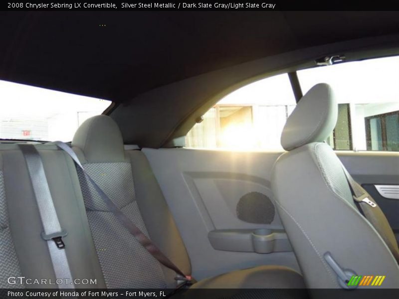 Silver Steel Metallic / Dark Slate Gray/Light Slate Gray 2008 Chrysler Sebring LX Convertible