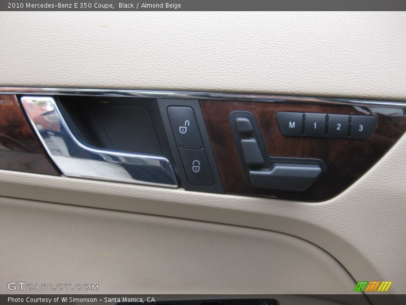 Black / Almond Beige 2010 Mercedes-Benz E 350 Coupe