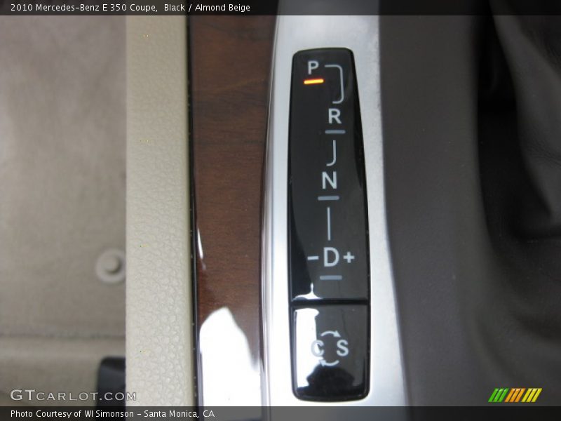 Black / Almond Beige 2010 Mercedes-Benz E 350 Coupe